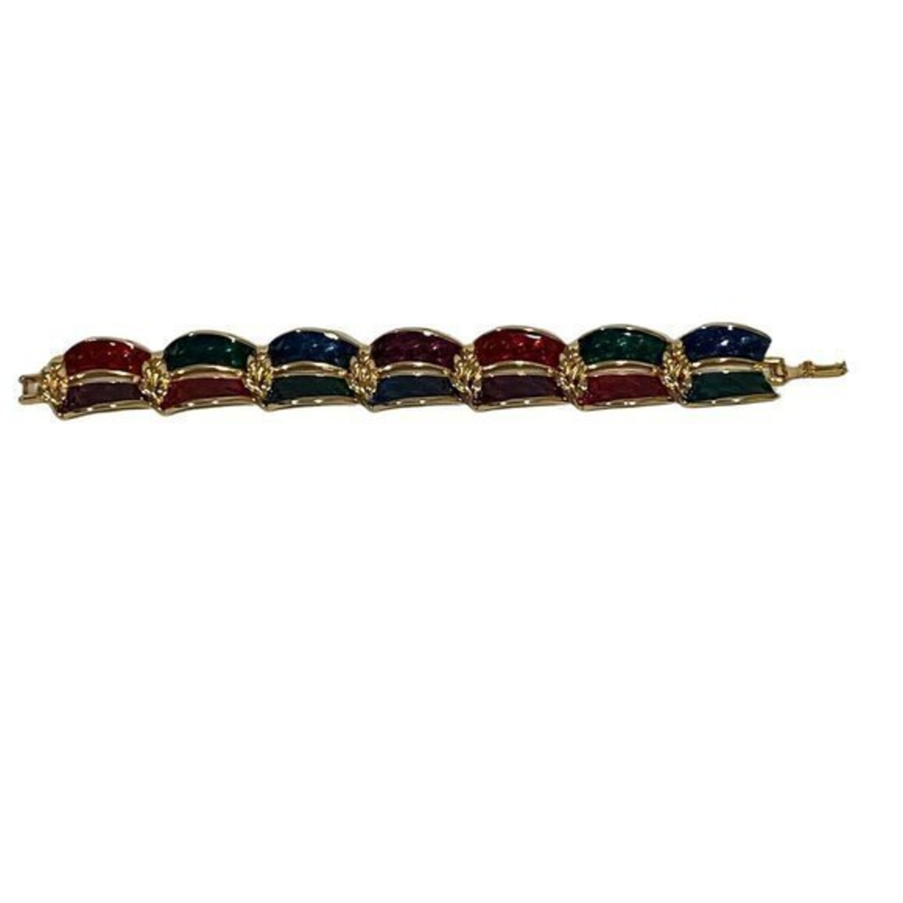 Premier Designs Multi-Color Gold Tone Bracelet‎